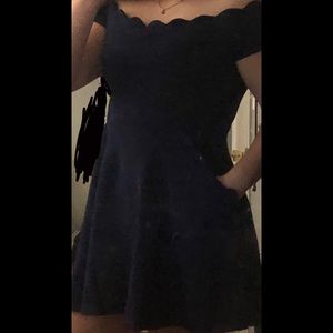 amazing condition navy blue dress